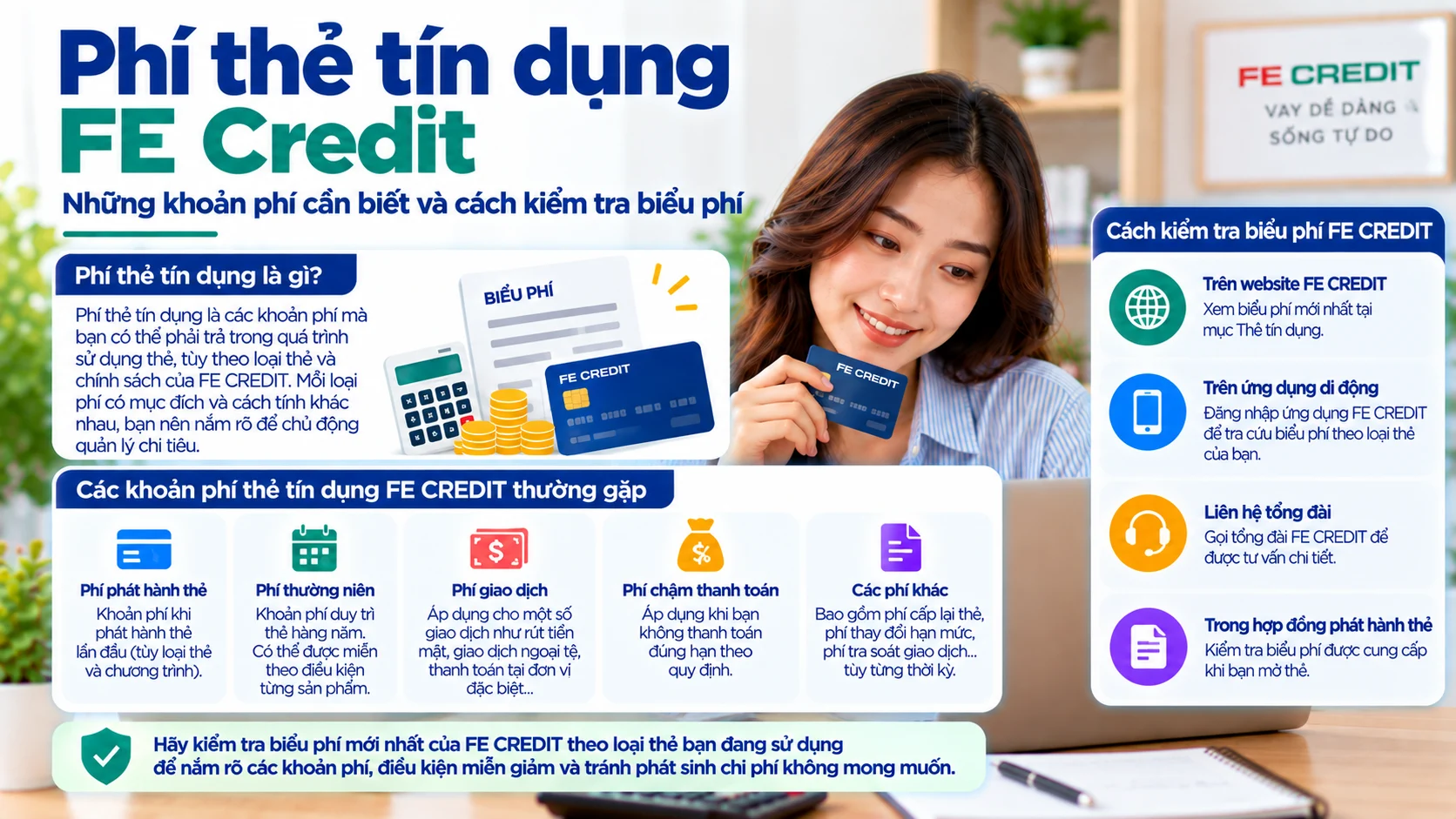 Phí thường niên thẻ tín dụng là gì? Cần đọc biểu phí ở đâu?
