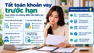 Tất toán khoản vay trước hạn: quy trình và các bước cần kiểm tra