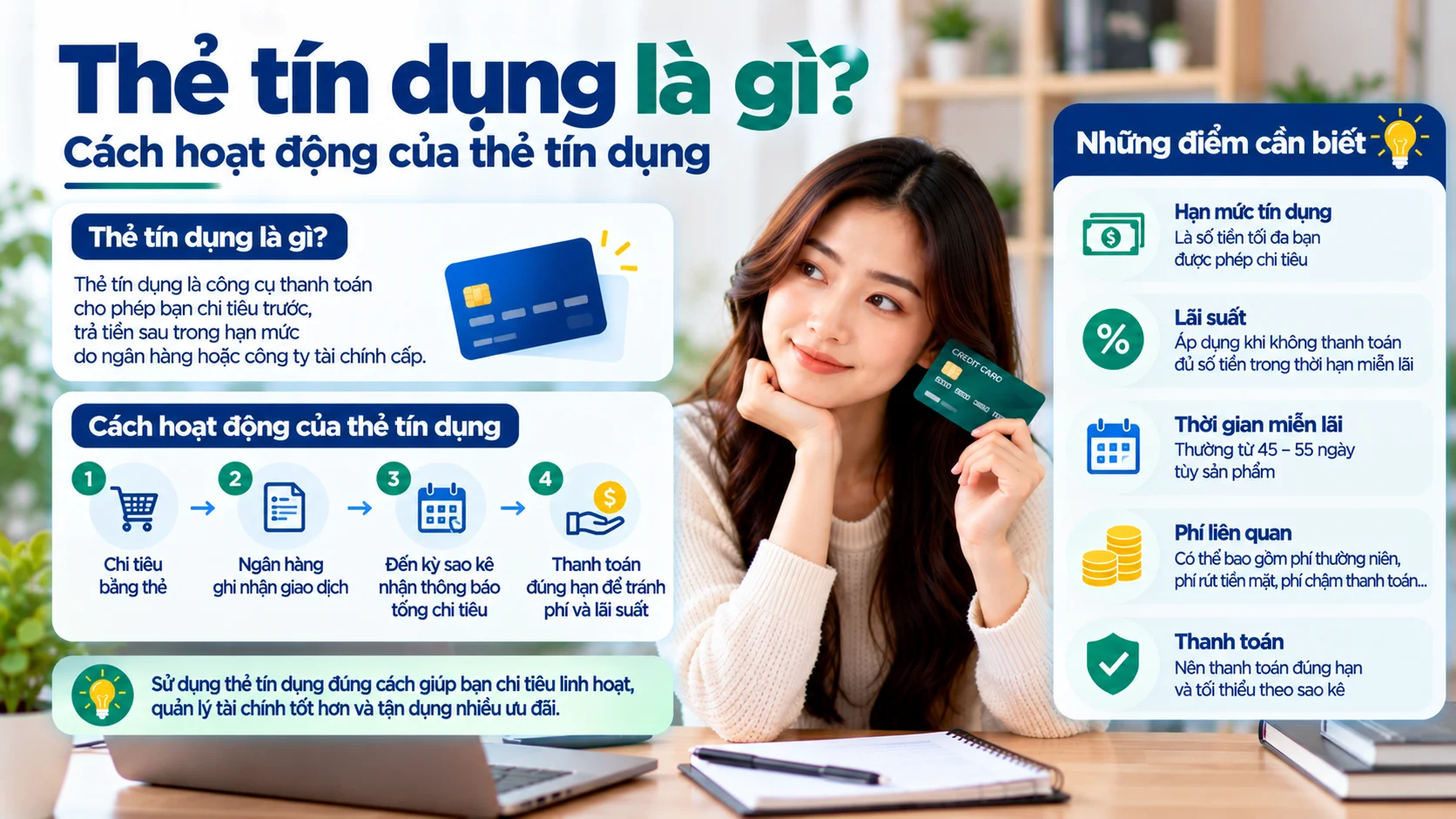 Thẻ tín dụng là gì? Cách hoạt động của thẻ tín dụng cho người mới